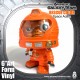 猿人極地銀河探險隊-太空猿Adam 16cm 搪膠 (橙色)